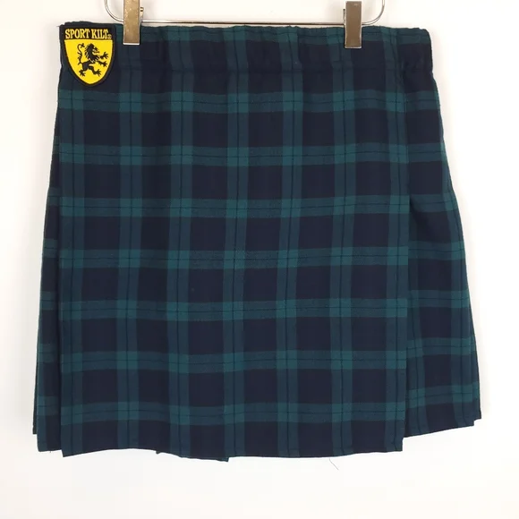 Black Watch Tartan Sport Kilt - Picture 3 of 6